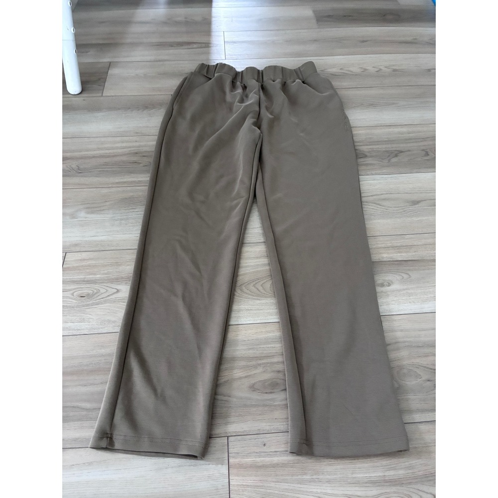 Bucked Up Women XL Taupe Brown Straight Leg Lounge Pants Elastic Waist Athletic